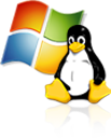 Visual Windows Linux Icon - Choose Your Operating System for your Server24 Dedicated Servers